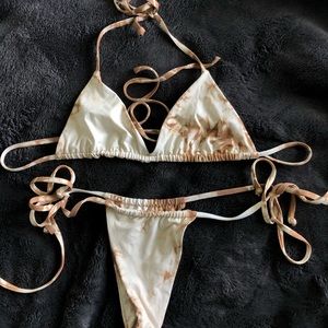 frankies bikinis tie dye tasha set xs